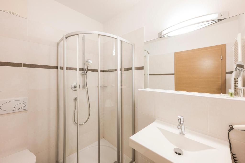 Koupelna v ubytování Residence Aqualis