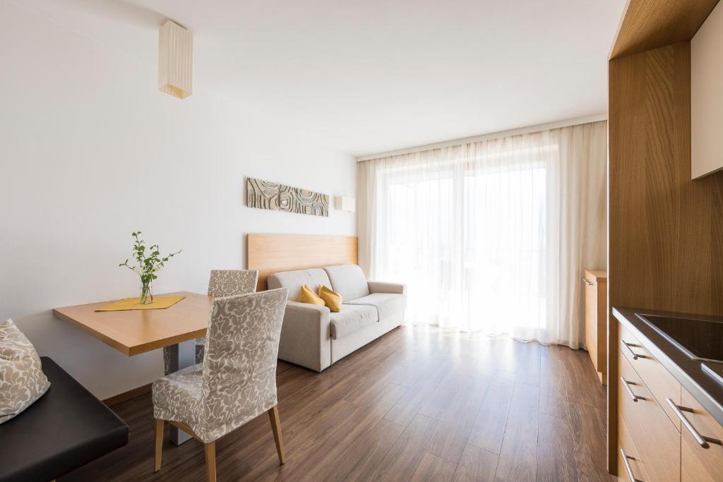 Posezení v ubytování Residence Aqualis