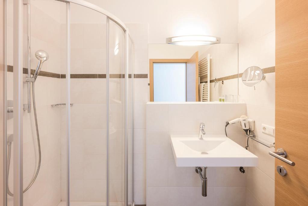 Koupelna v ubytování Residence Aqualis