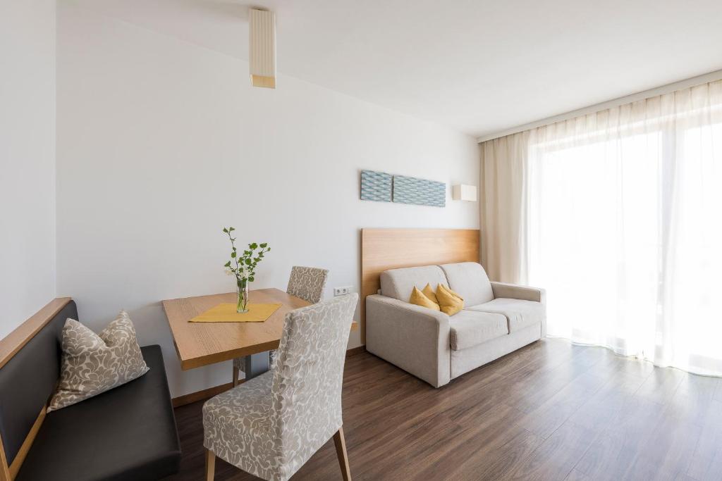 Posezení v ubytování Residence Aqualis