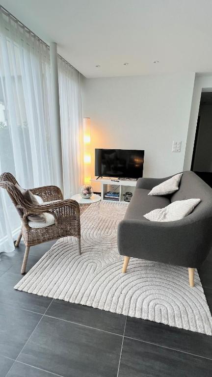 Posezení v ubytování Modern appartment