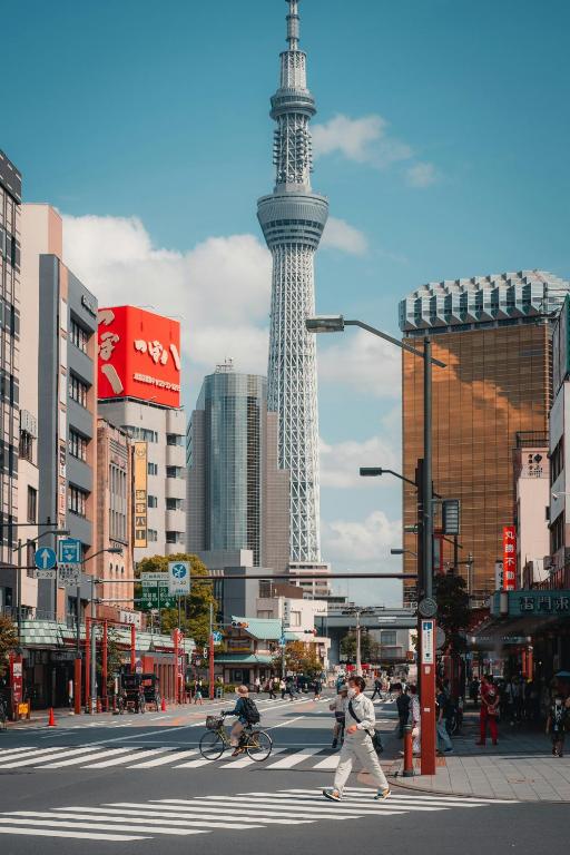 アパートメントから撮影された、または一般的な東京の景色