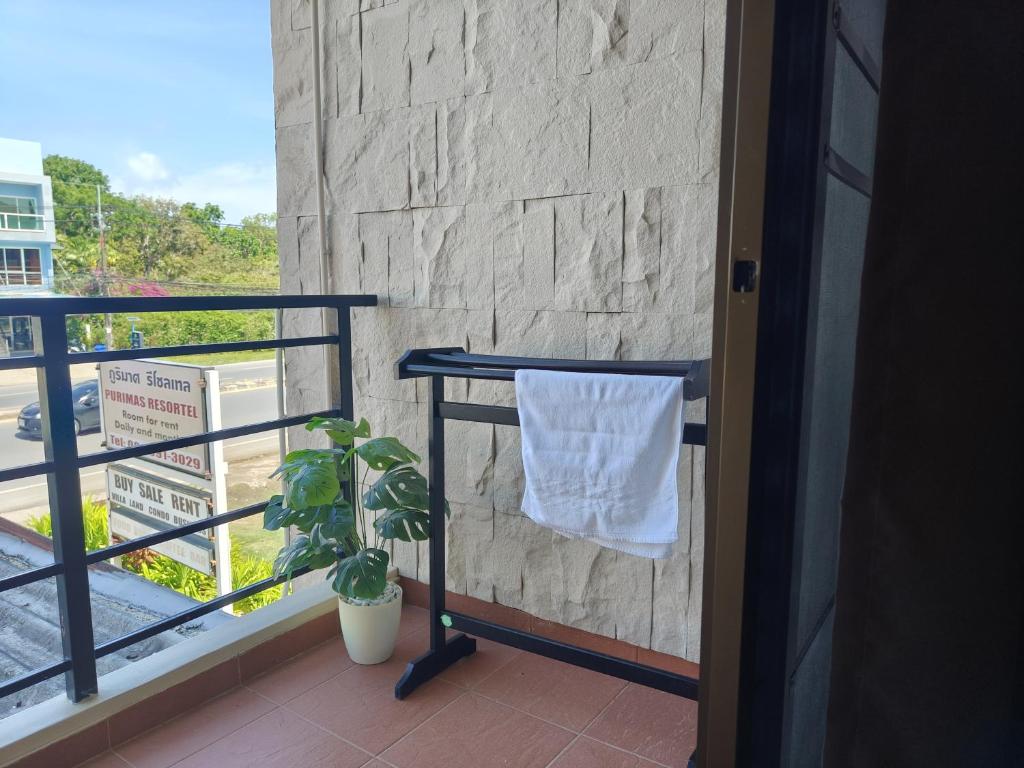 Balkón nebo terasa v ubytování Purimas Resortel