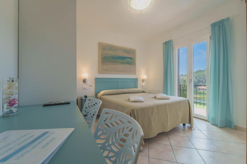 Hotel Galli - Wellness & Spaにあるベッド