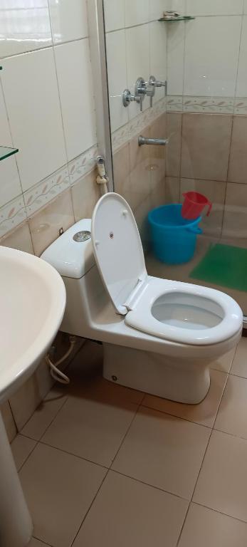 Koupelna v ubytování 55 B