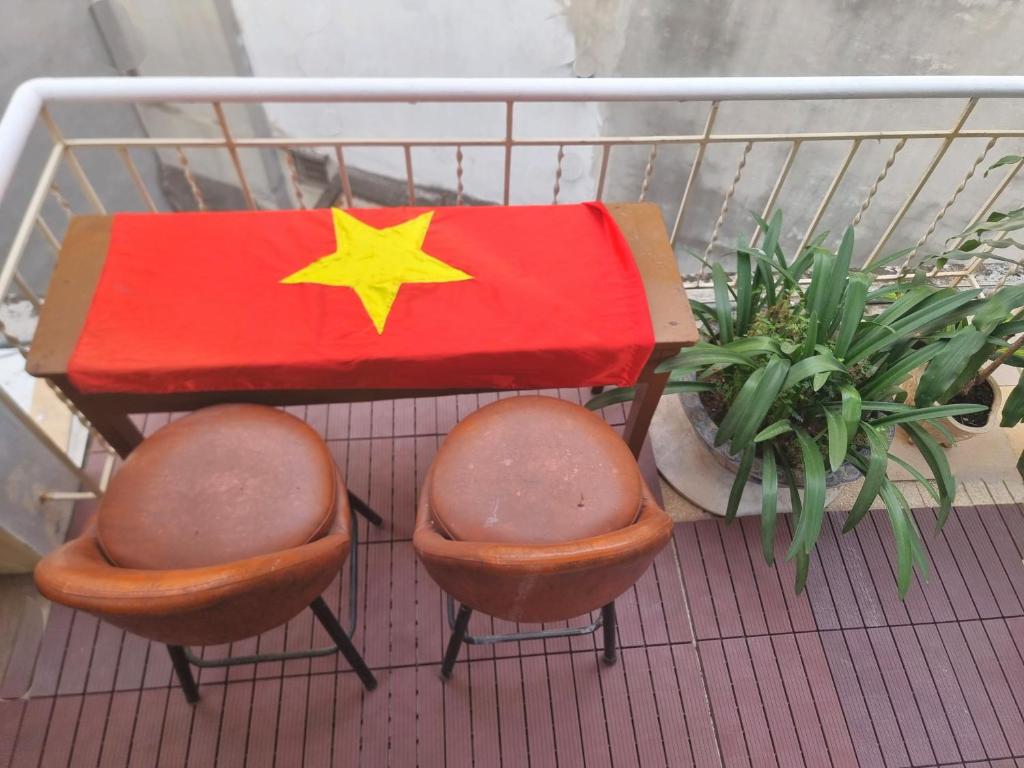 Balkón nebo terasa v ubytování LushStay Hostel - Hanoi Train Street