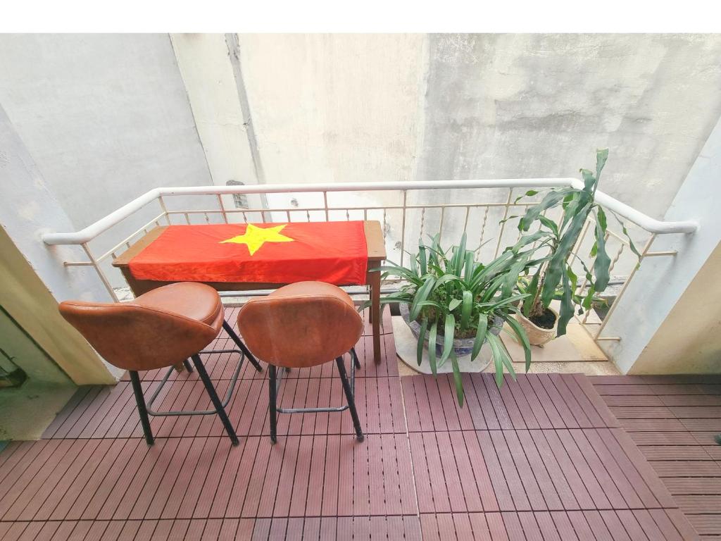 Balkón nebo terasa v ubytování LushStay Hostel - Hanoi Train Street