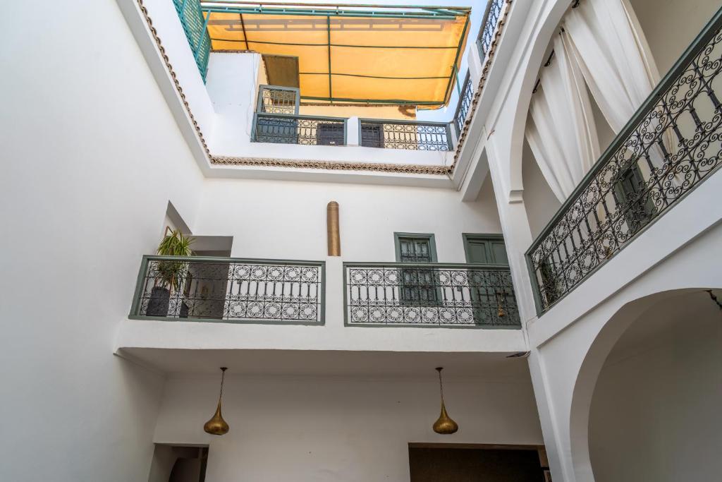 Balkón nebo terasa v ubytování Riad Nafora