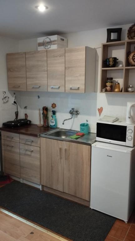 Kuchyň nebo kuchyňský kout v ubytování Villa LIKE "garden-grill"