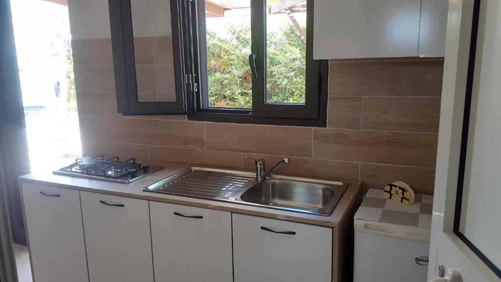 Cucina o angolo cottura di camping Venere