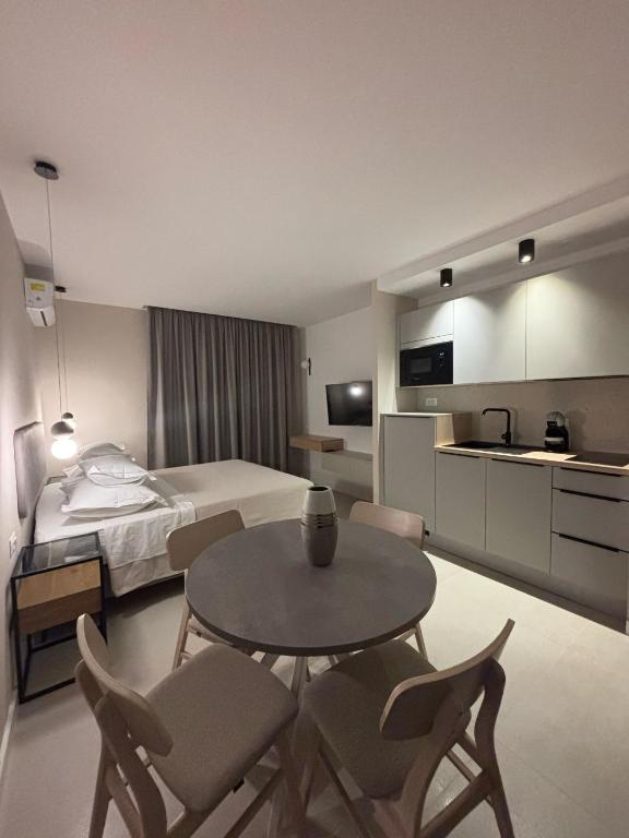 Kuchyňa alebo kuchynka v ubytovaní Sea View Apartment Gin Brela