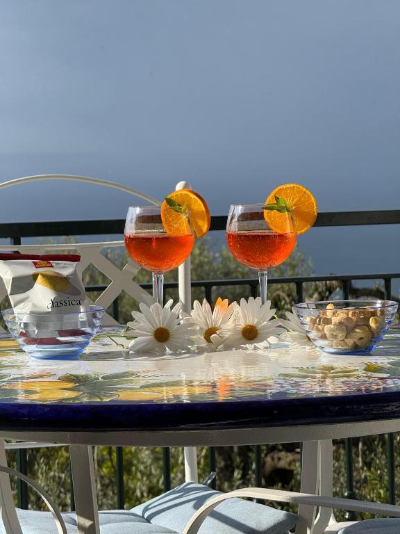 Nápoje v ubytování Blu Vesuvius Sorrento