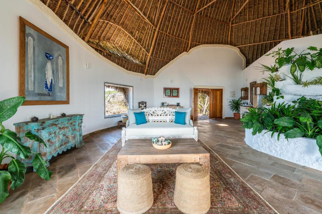 Area soggiorno di Chale Island Resort