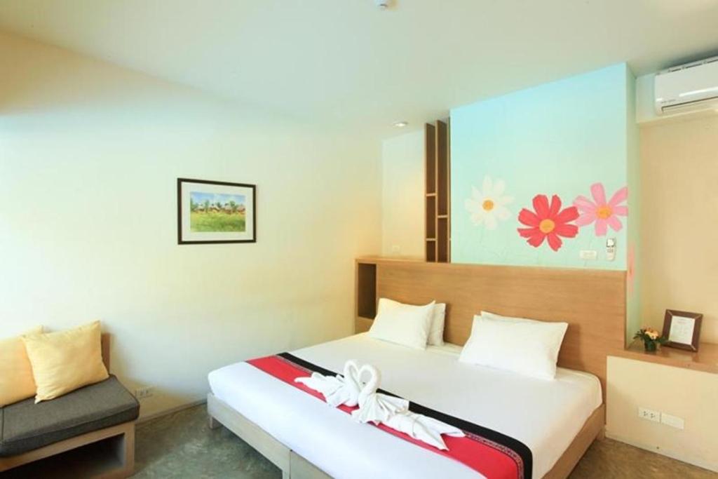 Postel nebo postele na pokoji v ubytování Belle Villa Resort, Pai