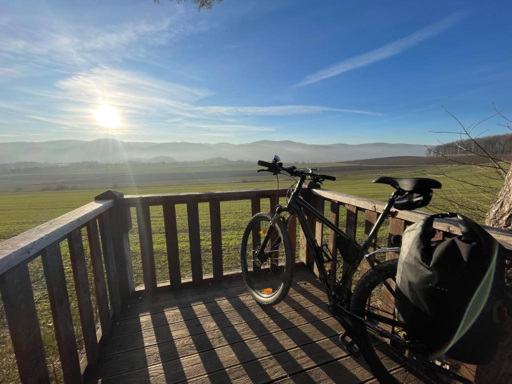 Jazda na bicykli v okolí ubytovania Drewniany dom w brzozowisku