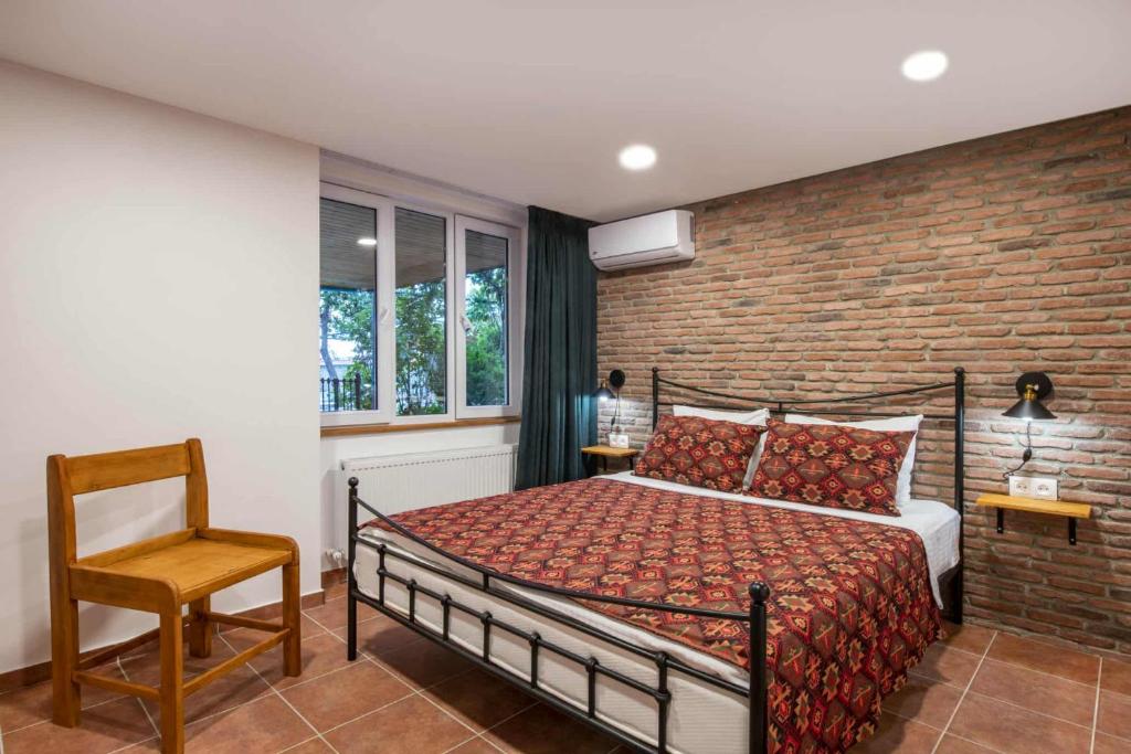 Llit o llits en una habitació de Your home, Lagodekhi