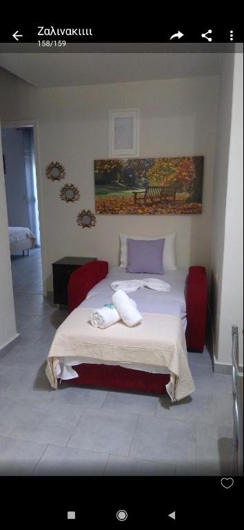 Postel nebo postele na pokoji v ubytování Sunray Apartments