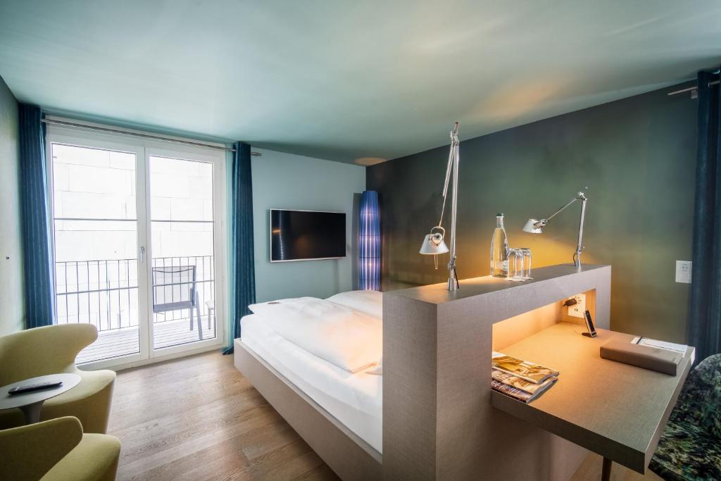 Postel nebo postele na pokoji v ubytování Seerose Resort & Spa