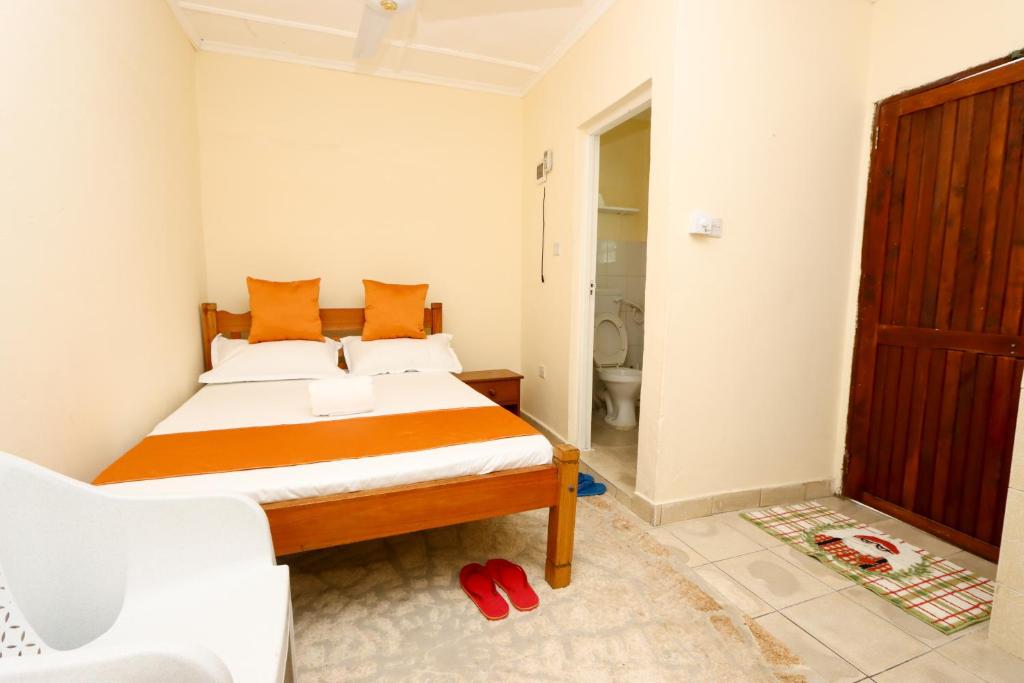 Ένα ή περισσότερα κρεβάτια σε δωμάτιο στο Luxury Spot Apartments B