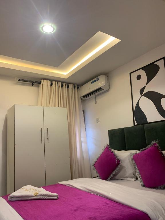 Postel nebo postele na pokoji v ubytování Patricia Hotel