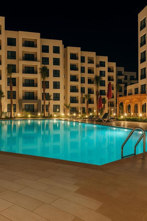 The swimming pool at or close to Luxurious Chalet in Port Said Governorate Stunning Views