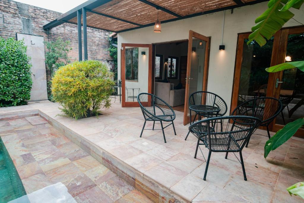 Patio nebo venkovní prostory v ubytování Casa BuenaOnda Asunción