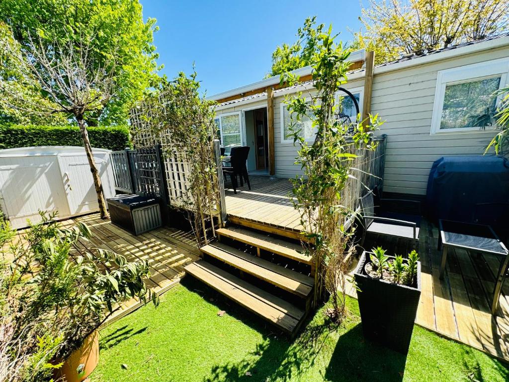 Photo de la galerie de l'établissement Mobil home cosy esprit bord de mer, à Sanguinet