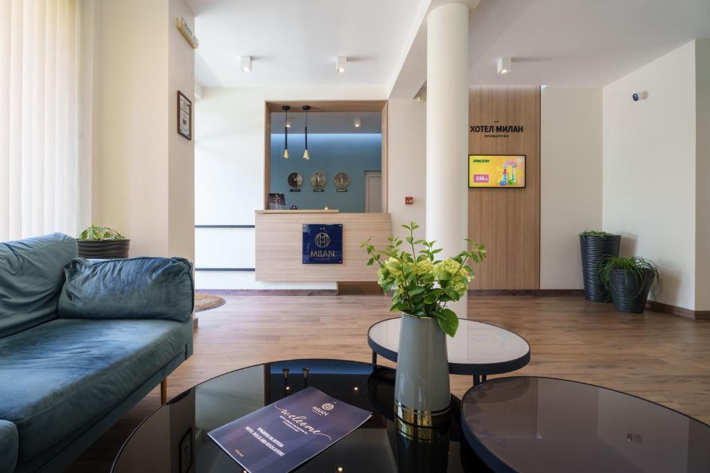 Posezení v ubytování Hotel Milan