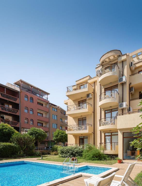 Bazén v ubytování Hotel Milan nebo v jeho okolí