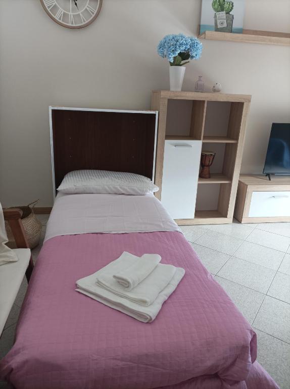 Postel nebo postele na pokoji v ubytování Giubileum