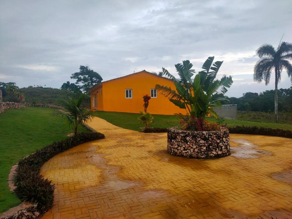 Zahrada ubytování Finca Jasmat