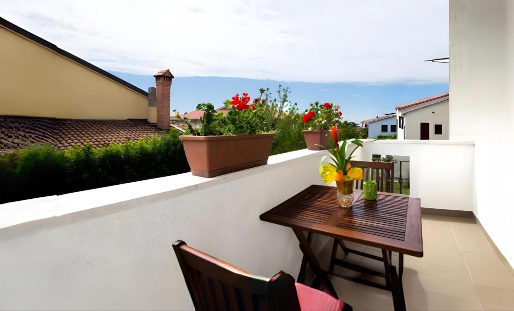 Un balcon sau o terasă la Amélie Apartments