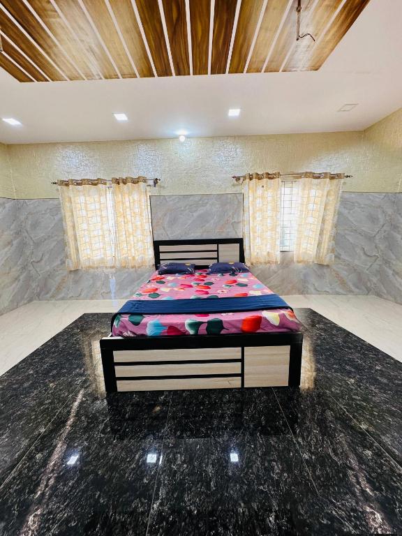 Postel nebo postele na pokoji v ubytování PK Sahara farm stay