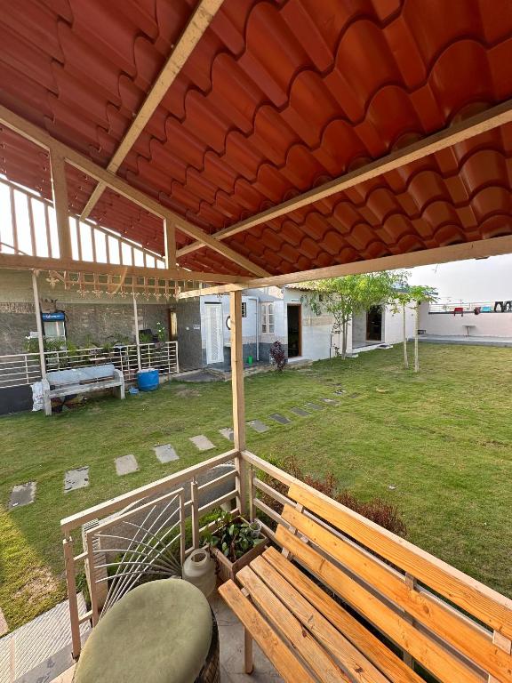 Zahrada ubytování PK Sahara farm stay