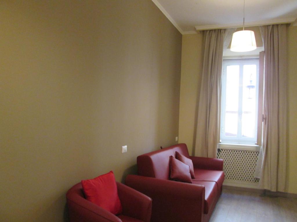 Zona de estar de Trevi Elegance Suite