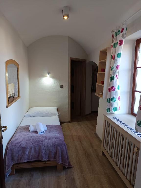 Postel nebo postele na pokoji v ubytování V Kovárně