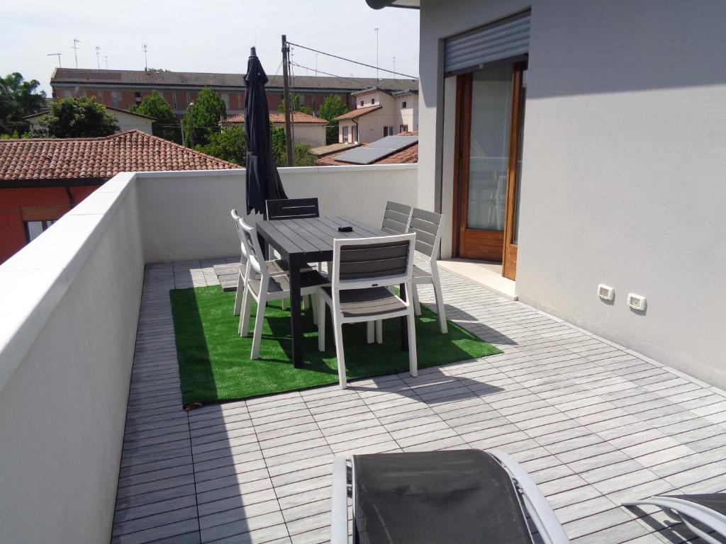 Balkon lub taras w obiekcie Casa di Chiara vicino Venezia e Aeroporto VCE