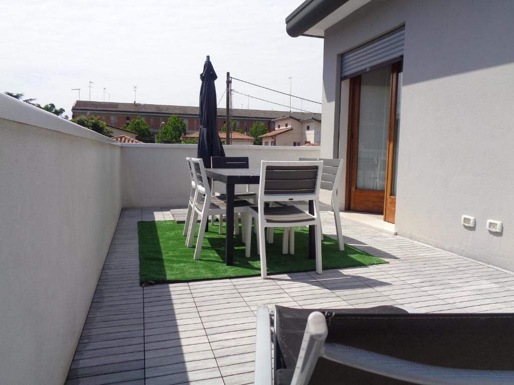 Balkon lub taras w obiekcie Casa di Chiara vicino Venezia e Aeroporto VCE