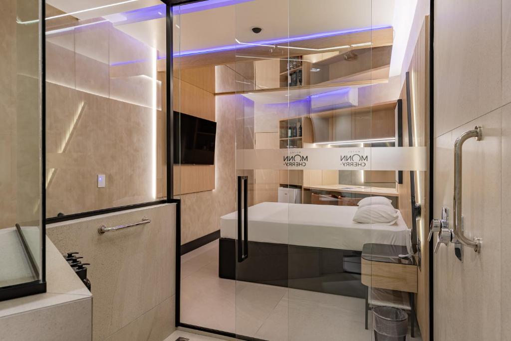 Koupelna v ubytování Monn Cherry Motel