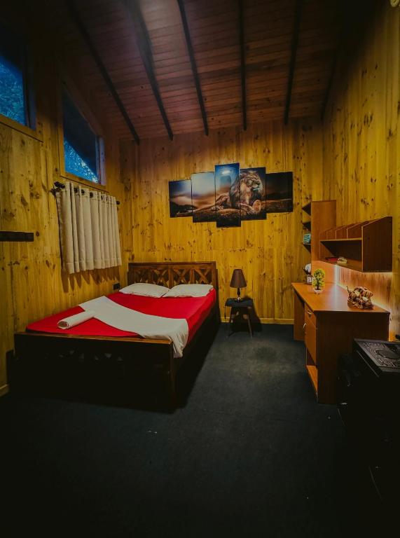 Postel nebo postele na pokoji v ubytování Orelia villas