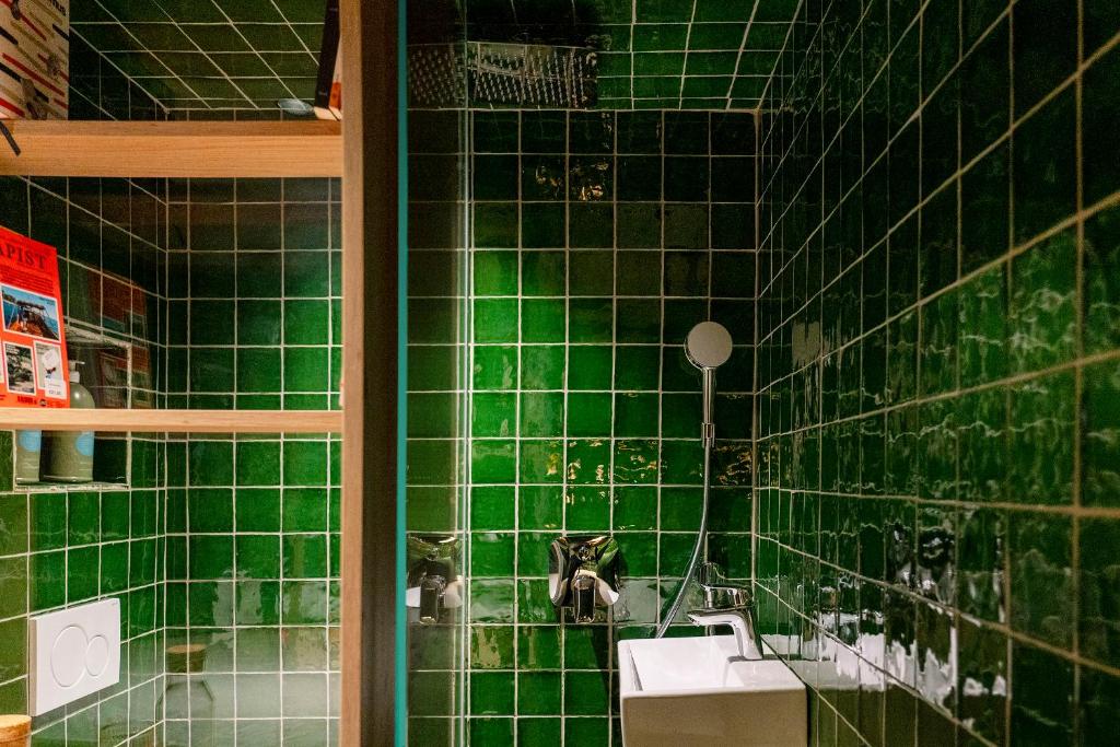 Koupelna v ubytování GRAACE House Suites