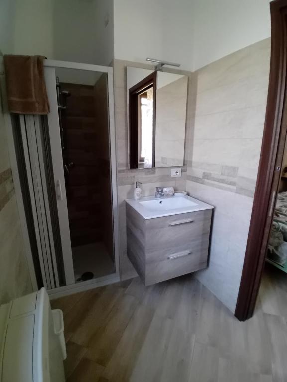 Koupelna v ubytování Casa vacanza P&G