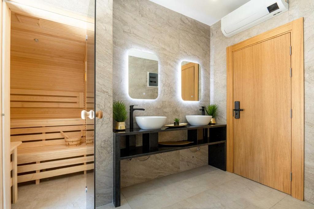 Postel nebo postele na pokoji v ubytování Apartments BB