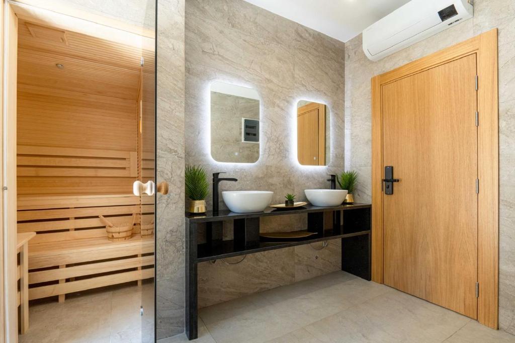 Postel nebo postele na pokoji v ubytování Apartments BB