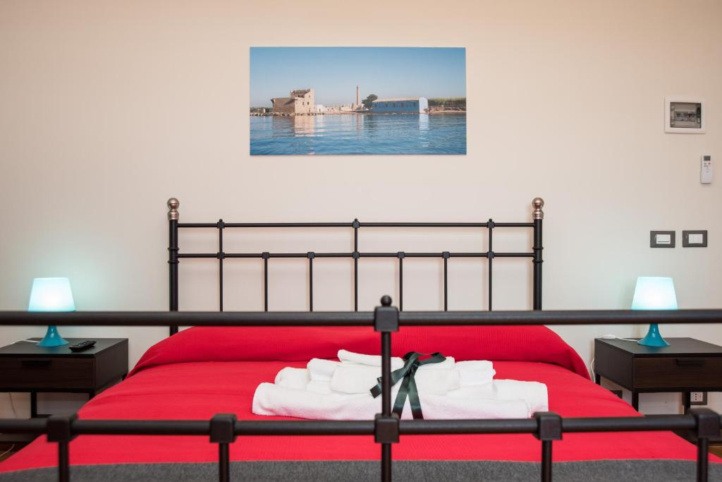 Postel nebo postele na pokoji v ubytování Bed & breakfast Giulio
