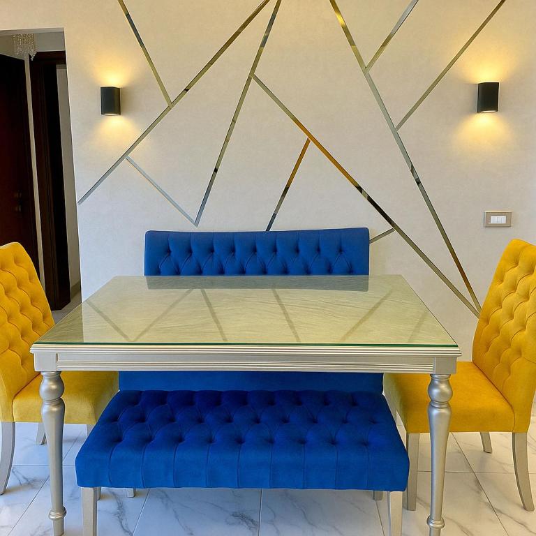 A seating area at Porto Said Resort Rentals