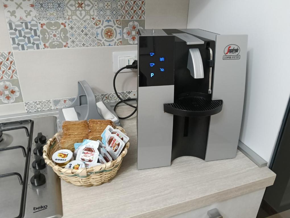 Kuchyň nebo kuchyňský kout v ubytování Casa vacanza P&G