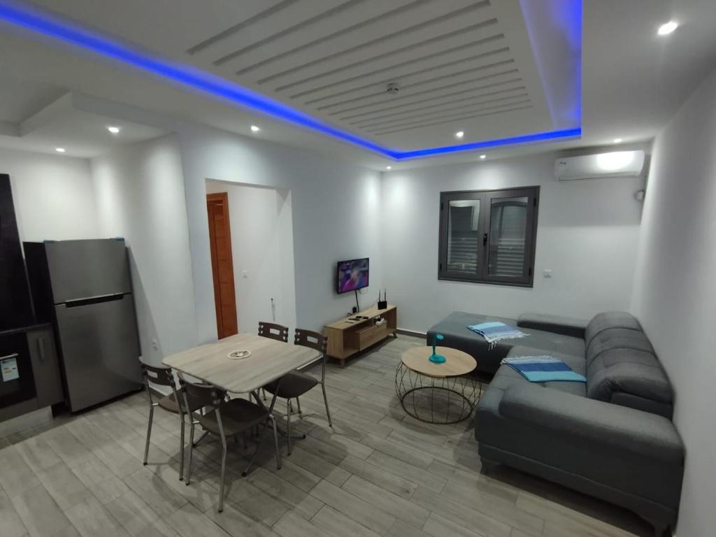 Posezení v ubytování Résidence Inès Djerba Appartement de Luxe