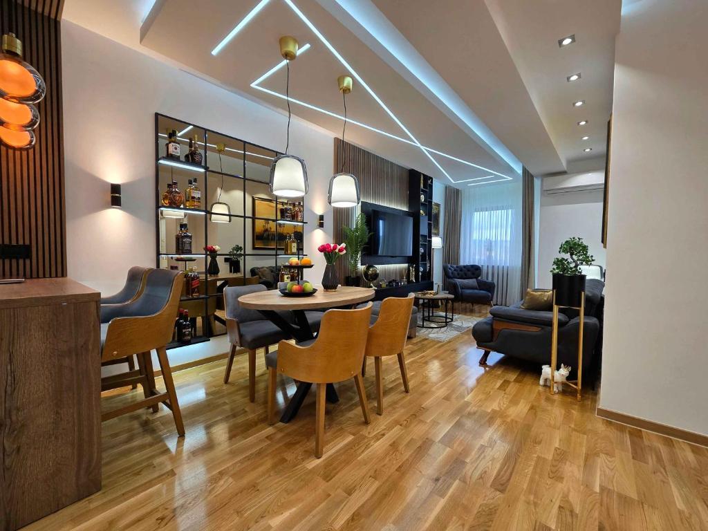 Posezení v ubytování Oaza apartmani