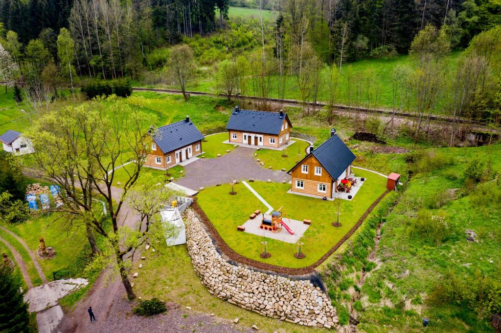 Zahrada ubytování Chalupy Adršpach